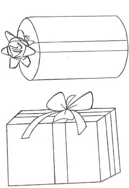 Mod&egrave;les de cadeaux &agrave; dessiner pour mettre sous le sapin