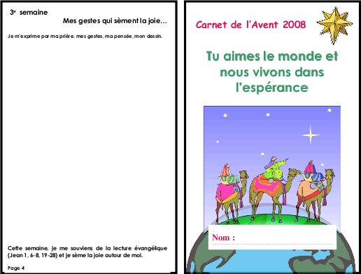 Pages 4 et 1